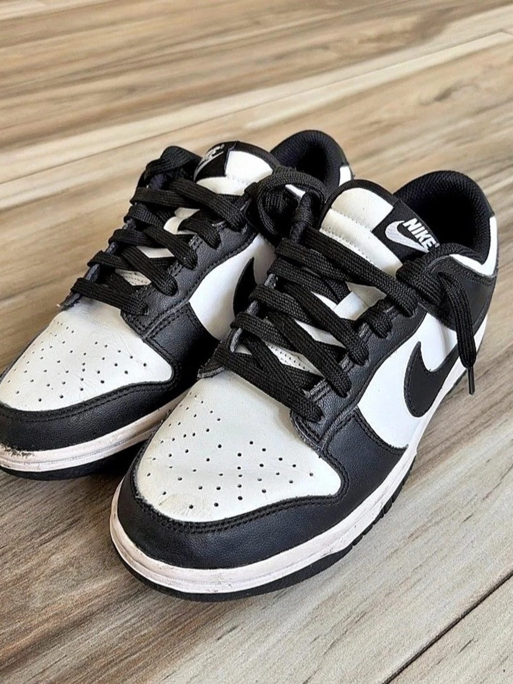 Nike Dunk Low Retro "Panda" Sneakers Black & White US 7.5